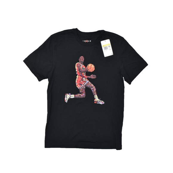 Men's Jordan Jumpman Michael Jordan T-Shirt Black Size S NWT FN6020-010 - Picture 1 of 8